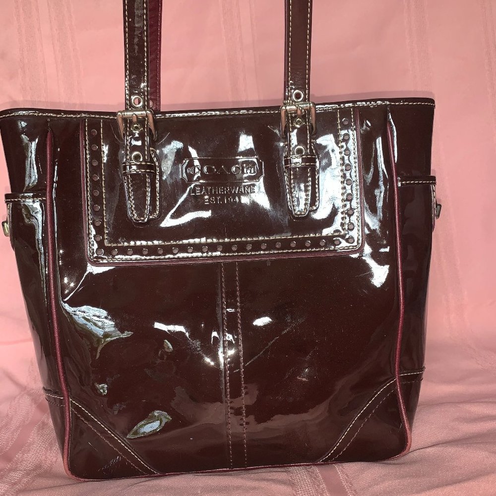 Plum Coach bag